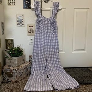 Urban Outfitters purple plaid jumper. Size Medium!